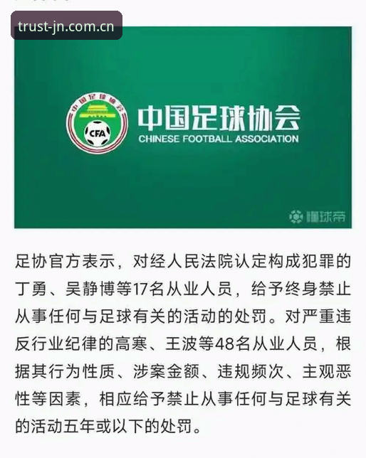 中国足协第三批禁足名单解读：通过jn江南平台了解足球反腐完整指南